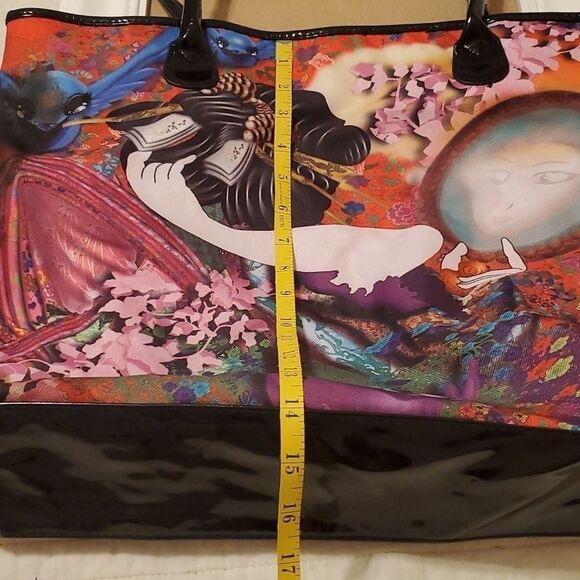 Geisha graphic tote - Picture 7 of 7
